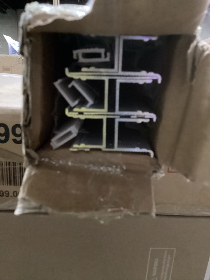 Condition photo showing Good Condition for Besseto Plaster-in LED Channel 6 Pack 6.6FT/2 Meter Trim Edge LED Strip Aluminum Channel,Trimless Recessed Drywall Aluminum LED Profile for Wall and Ceiling 6 Pack 6.6 ft