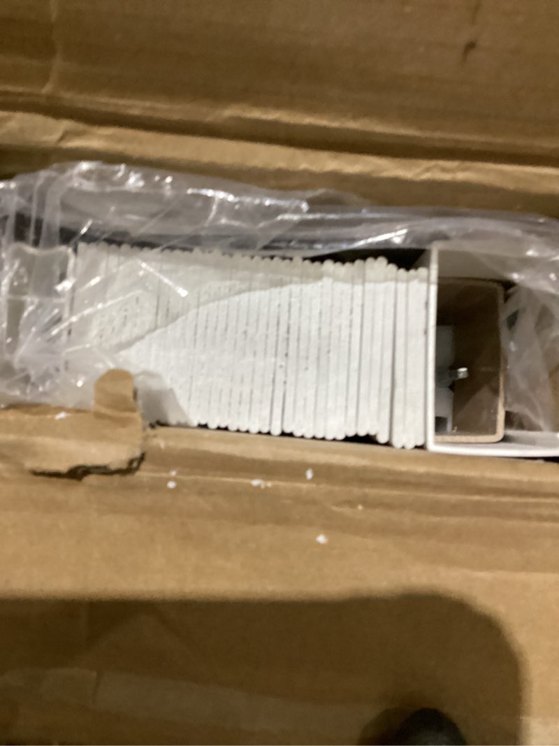 Condition photo showing New/Like New for DEZ FURNISHINGS Cordless 2" Signature Smooth Faux Wood Blind, 71.25" W x 60" H, Smooth White 70.75"W x 60"H