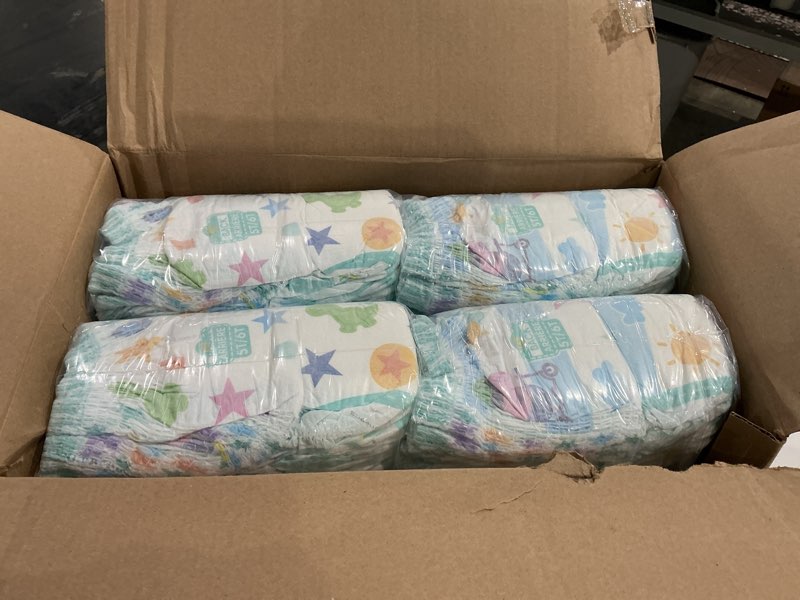 Condition photo showing New/Like New for easy ups girls & boys potty training pants, size 5t-6t, 84 count, peppa absorbent training underwear, up to 100% leakproof day and night, hypoallergenic (packaging may vary) 5t-6t 84