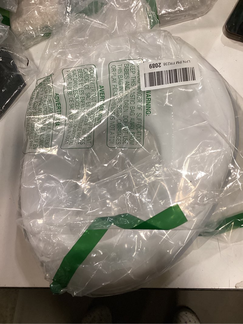 Condition photo showing As Is for Jool Baby Potty Training Seat for Boys and Girls, Fits Round & Oval Toilets, Non-Slip with Splash Guard, Includes Free Storage Hook (Gray)