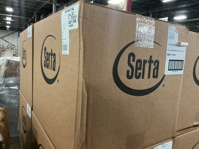 Condition photo showing New/Like New for serta 3" cooling coppergel memory foam mattress topper, twin