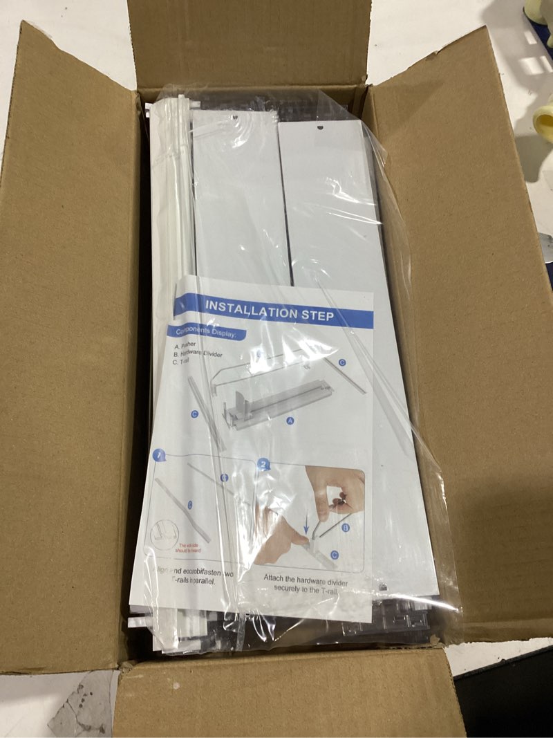 Condition photo showing Good Condition for Drink Organizer for Fridge,Self Pushing Fridge Drink Organizer,Automatic Drink Dispenser for Fridge-Holds up to 25 Cans 5 Rows