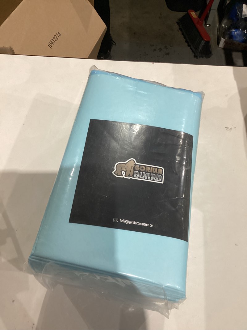 Condition photo showing New/Like New for Gorilla Guard Disposable Puppy Pads, 5 Layer Pee Pads for Dogs, Absorbent Diaper Changing Pad, Dog Potty Training Supplies, Quick Dry Pet Housebreaking Essentials for Puppies, 50 Count 22x22 in 22" x 22" 50