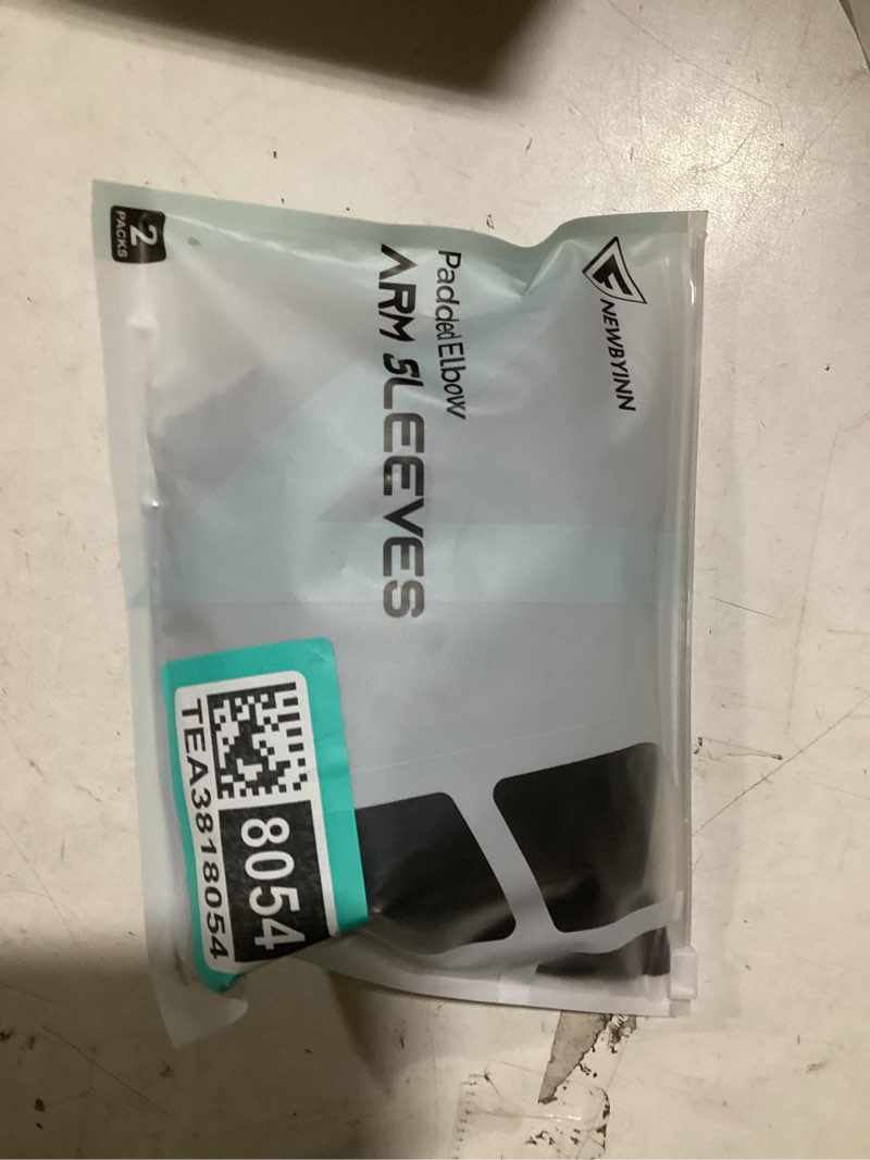 Condition photo showing New/Like New for Newbyinn Padded Arm Sleeves 2 Pack, Elbow Forearm Crashproof Pads for Football Basketball Volleyball