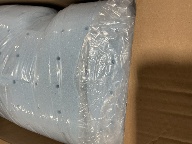 Condition photo showing Good Condition for Best Price Mattress 3 Inch Ventilated Memory Foam Mattress Topper, Cooling Gel Infusion, CertiPUR-US Certified, Dorm Essentials, Twin Twin 3 Inch