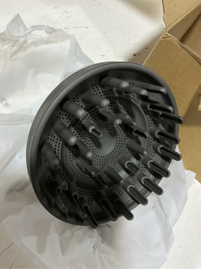 Condition photo showing Good Condition for upgraded large diffuser attachment for dyson airwrap styler hs01/hs05/hs08 - converts to hair dryer, fast drying wave & curly & thick, heat resistant nylon fiber nozzle attachments (grey) black