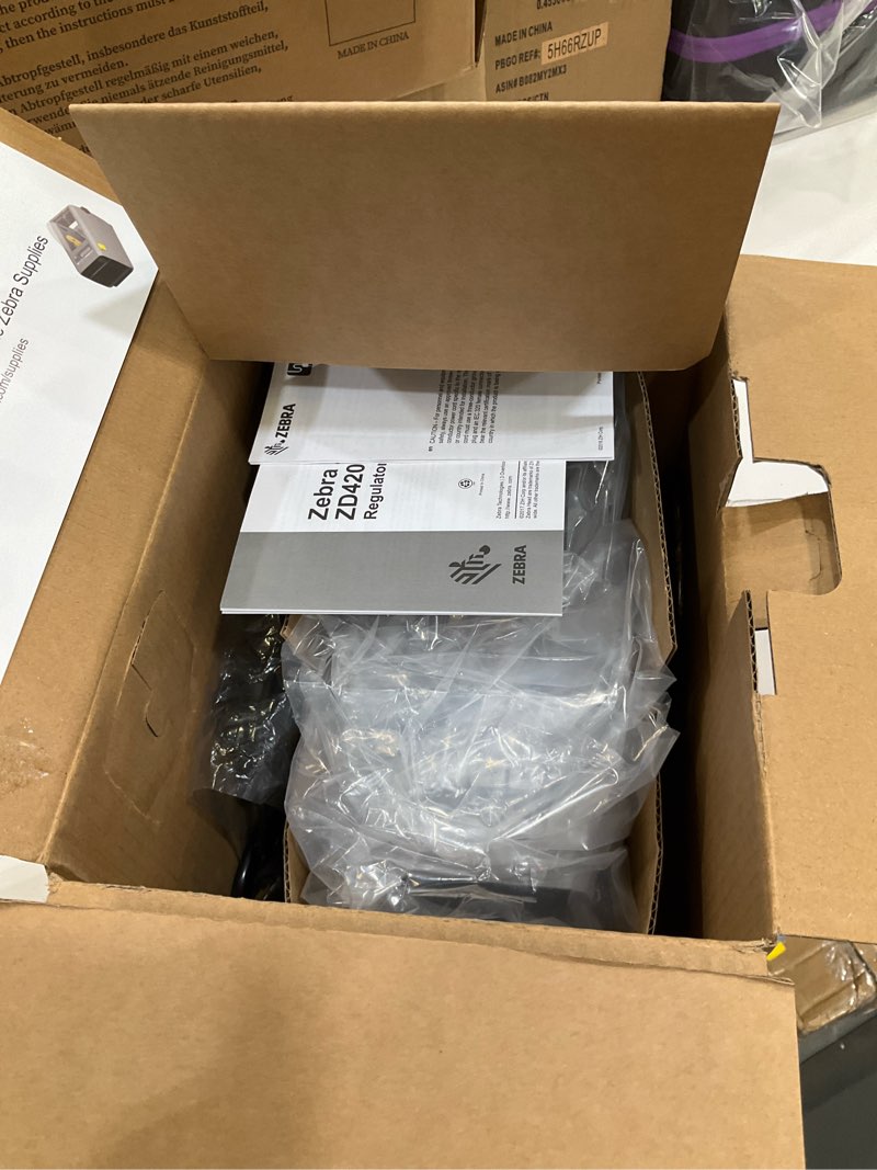 Condition photo showing Good Condition for zebra zd410 203dpi direct thermal desktop monochrome printer print width of 2 in usb connectivity, usb host - grey- zd41022-d01000ez zd410 203dpi(grey)