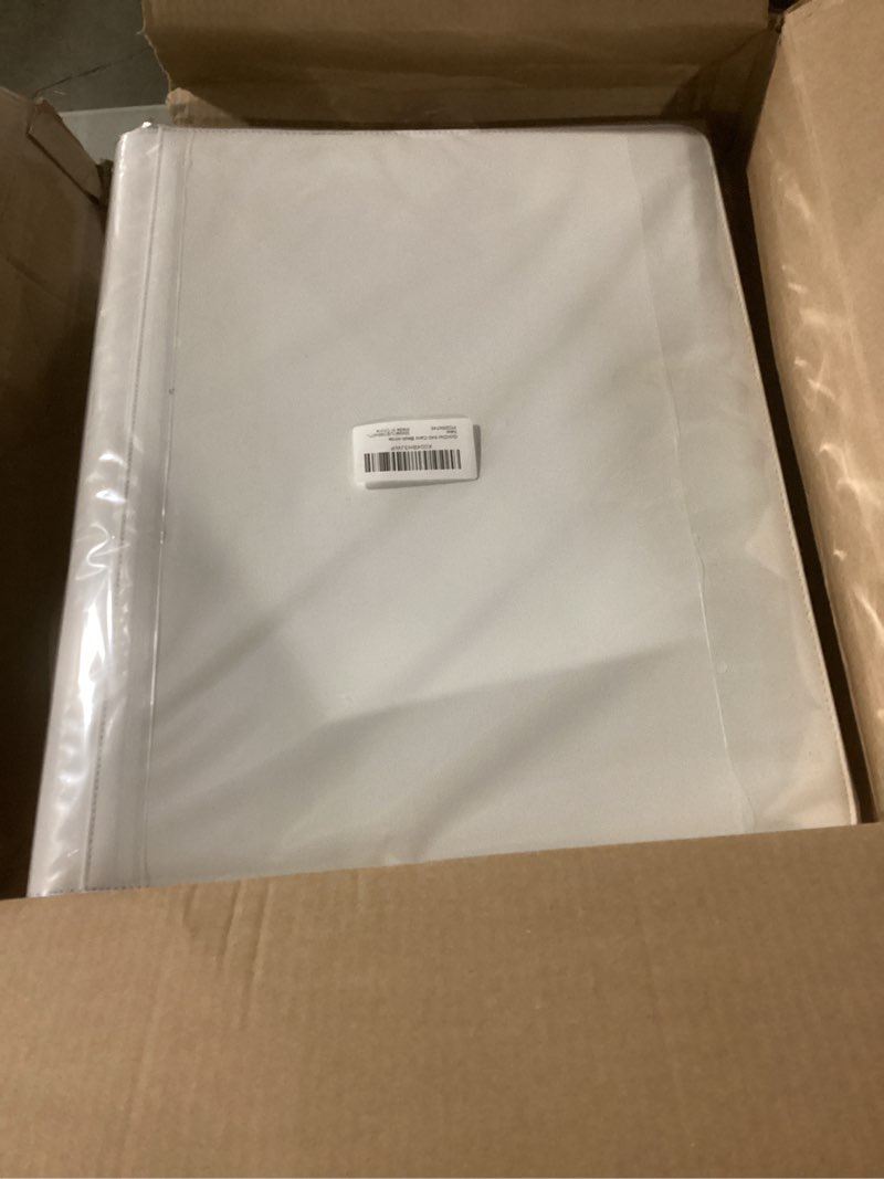Condition photo showing Good Condition for trading card binder, premium 9 pocket double sided 540 pocket pu card collection binder, collectible trading card albums for mtg, tcg, sport card, game cards (white 1)
