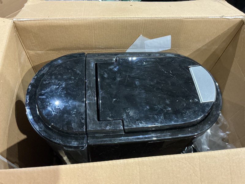 Condition photo showing As Is for black+decker dual brew 14-cup carafe single serve coffee maker with auto-clean function, compact design, k-cup & reusable ground filter compatible with 70 oz. water reservoir & fast brew technology