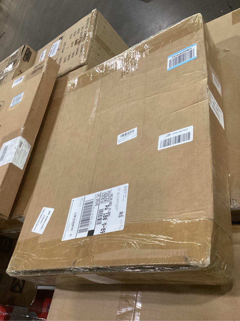 Condition photo showing New/Like New for Huwena Portable Mini Fridge and Microwave Storage Shelf 52 x 24 x 18 Inch Over Mini Fridge Organizer Stand Shelf with Wheels for Dorm Room Apartments Kitchen Pantry, White