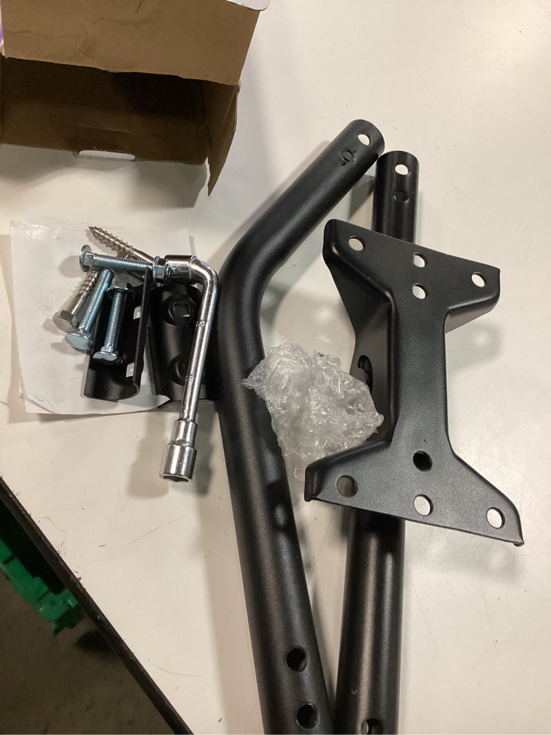 Condition photo showing As Is for adjustable outdoor antenna mounting pole - universal j pipe mount for antenna & weather station - easy installation, solid structure, weather proof (diameter 1 1/4", length 33 1/4")