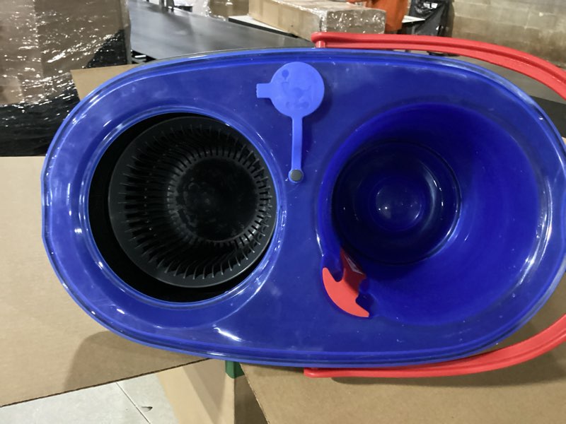 Condition photo showing As Is for O-Cedar RinseClean Spin Mop & Bucket System | Clean with Water | Removes 99% of Bacteria Plastic Rinseclean Spin Mop & Bucket Cleaning System