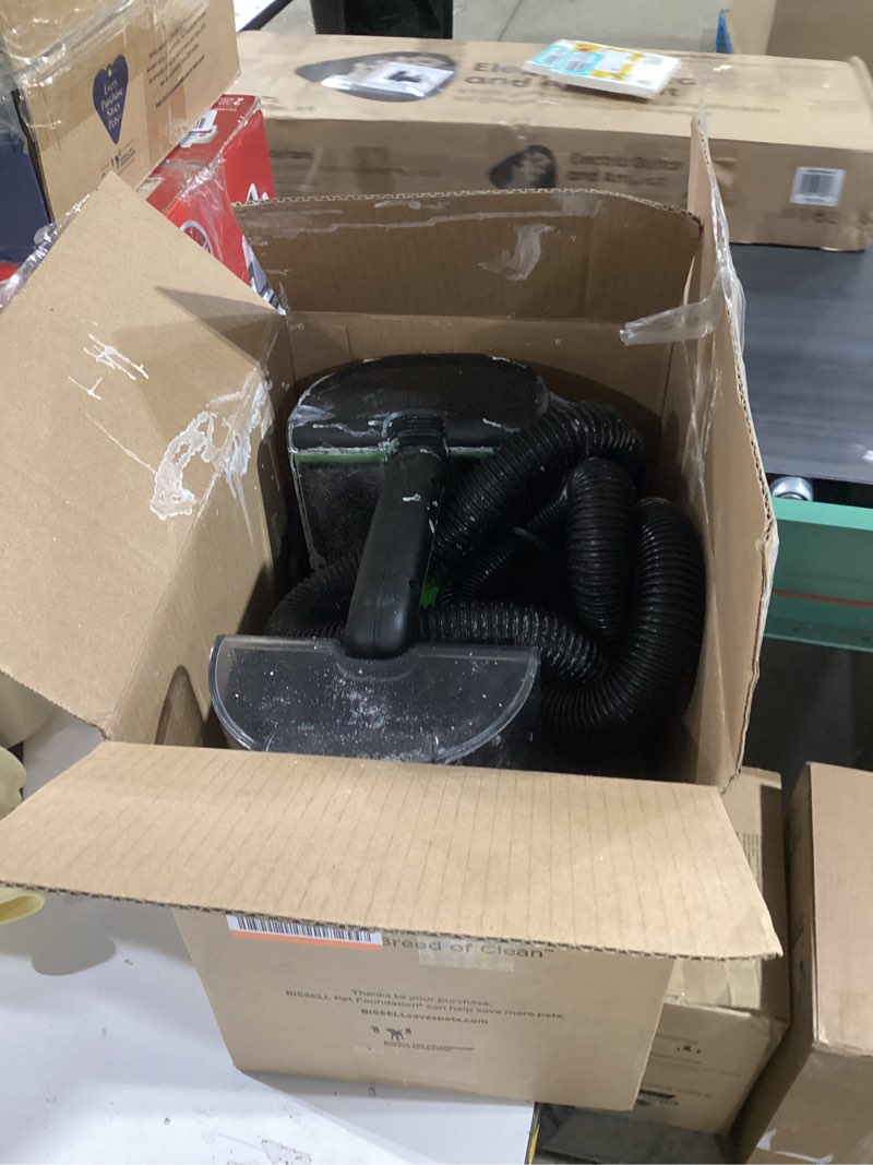 Condition photo showing As Is for BISSELL® Little Green® Max Pet Portable Carpet and Upholstery Deep Cleaner, Car/Auto Detailer, with Self-Cleaning Tough Stain Tool and Pet Hair Removal Tool (3860) Little Green Max Pet