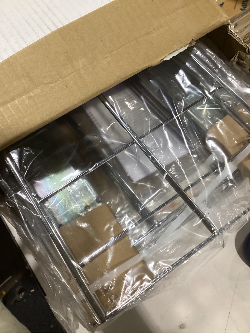 Condition photo showing Good Condition for HOLDN’ STORAGE Pull Out Organizer for Bakeware, Cutting Board and Trays, Adjustable Dividers - Heavy Duty, Lifetime Limited Warranty - For Narrow Cabinet Spaces, 8.5”W x 21”D x 11”H, Chrome 8.5" W x 21" D