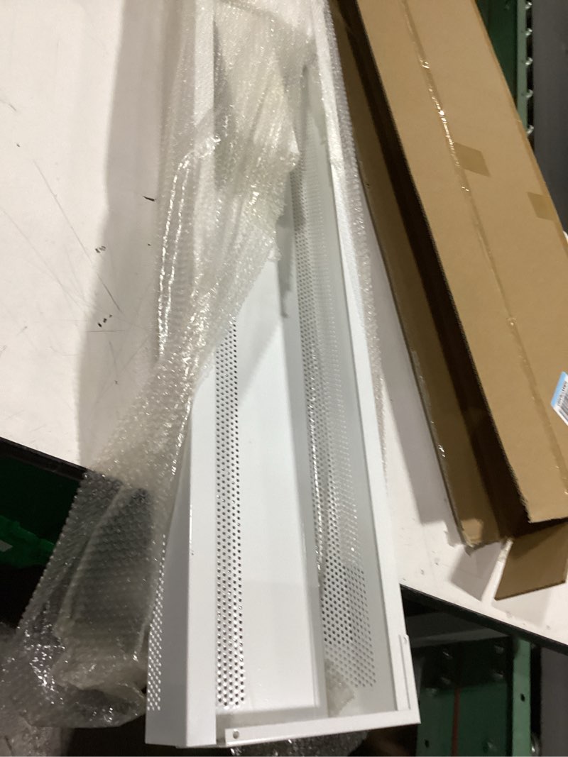 Condition photo showing Good Condition for similar to 3ft baseboard heater cover with left and right end covers,galvanized steel material that is easy to install,used for replacing the old bottom plate heating cover