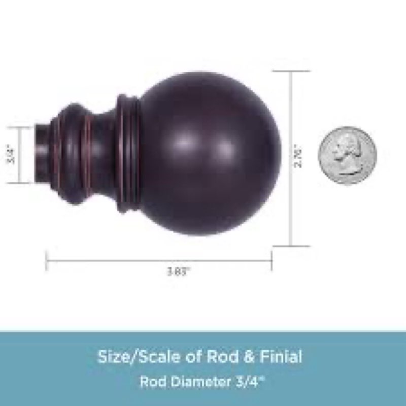 Manchester adjustable single curtan rod 