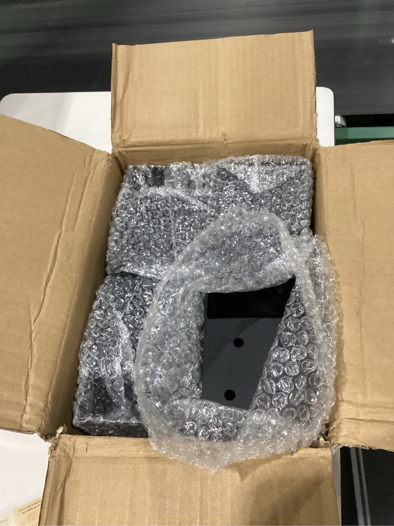 Condition photo showing New/Like New for heavy duty workbench bracket kit – set of 8 steel 3-way brackets for 4x4 and 2x4 lumber, ideal for diy garage work bench legs, woodworking tables, workshop shelves, planer stands, and kitchen islands large set 8