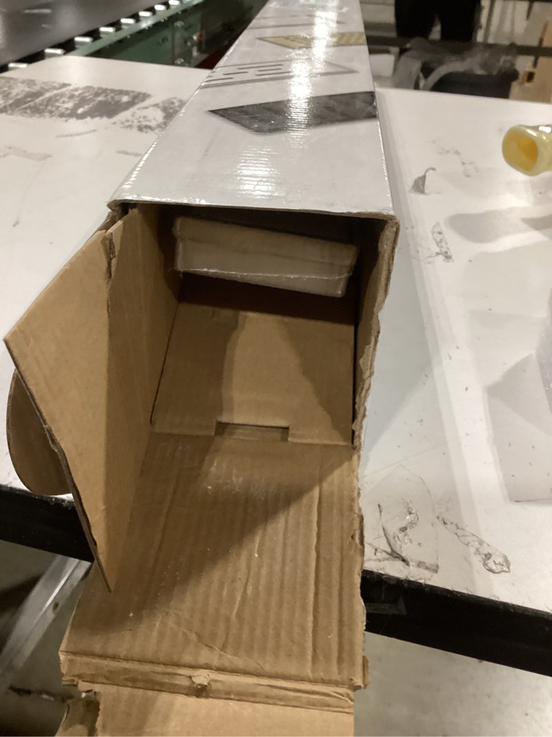 Condition photo showing Good Condition for SaniteModar Linear Shower Drain,Linear Drain 28 inch with Removable Square Hole Panel, AISI304 Brushed Stainless Steel Shower Floor Linear Drain with Adjustable Feet and Hair Catcher Stainless Steel 28 inch