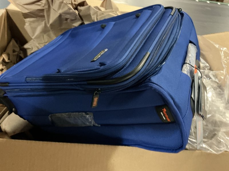 Condition photo showing New/Like New for pathfinder revolution plus 20 inch international expandable carry-on, cobalt blue, one size
