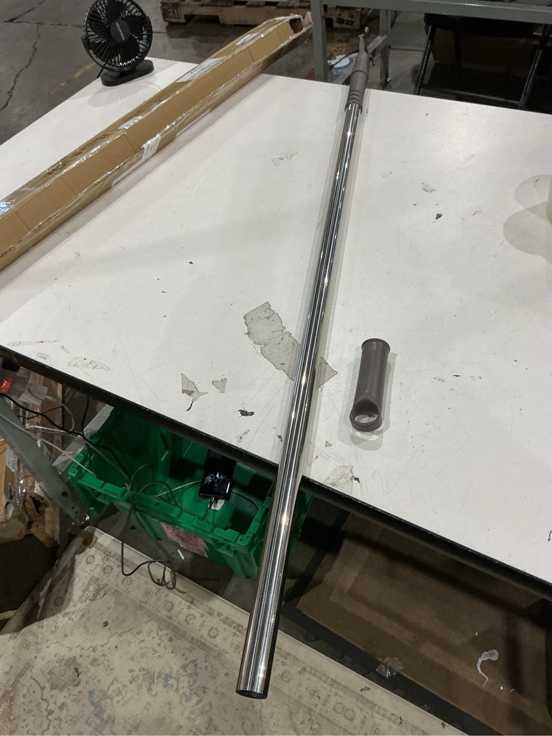 Condition photo showing Good Condition for 1 pack telescoping skylight pole with hook 47 to 79 inch wand for blinds tension rod blinds shades stainless steel adjustable curtain pull wand for skylight cordless window (brown) 1 brown up 47 to 79 inch