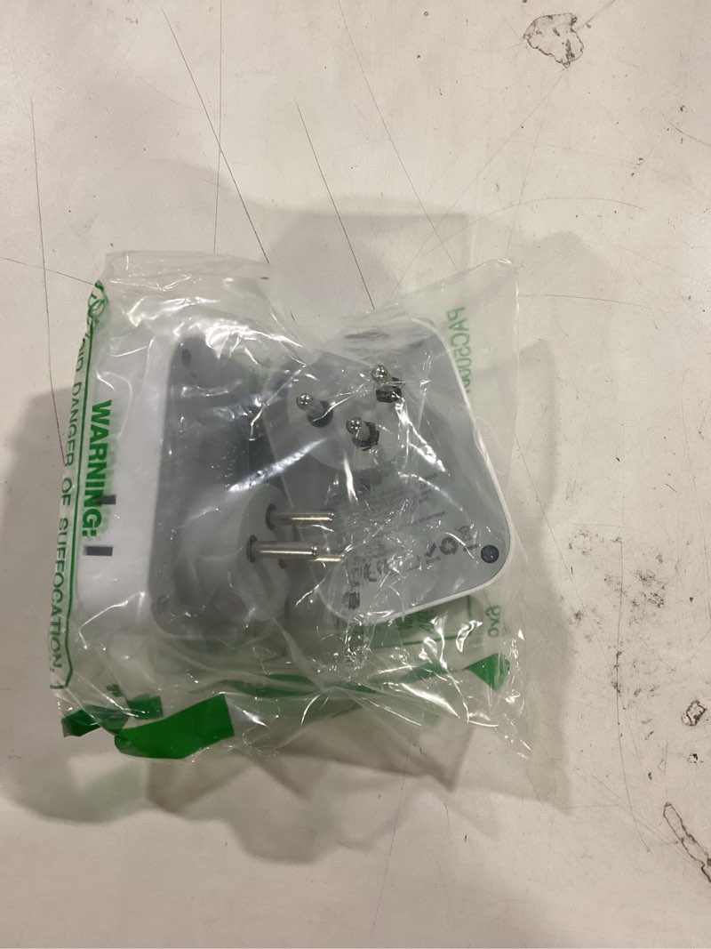 Condition photo showing Good Condition for TESSAN Israel Adapter Plug 2 Pack, 7 in 1 US to Israel Power Adapter with 3 USB Ports (1 USB C Port) 4 American Outlets, Type H Travel Adaptor for USA to Jerusalem Type H-Israel