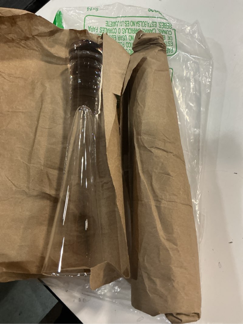 Condition photo showing Good Condition for NUTRIUPS Champagne Flutes 5oz, Hand Blown Champagne Glasses, Set of 2 Clear Crystal Glass Prosecco Glasses for Wedding Anniversary Modern