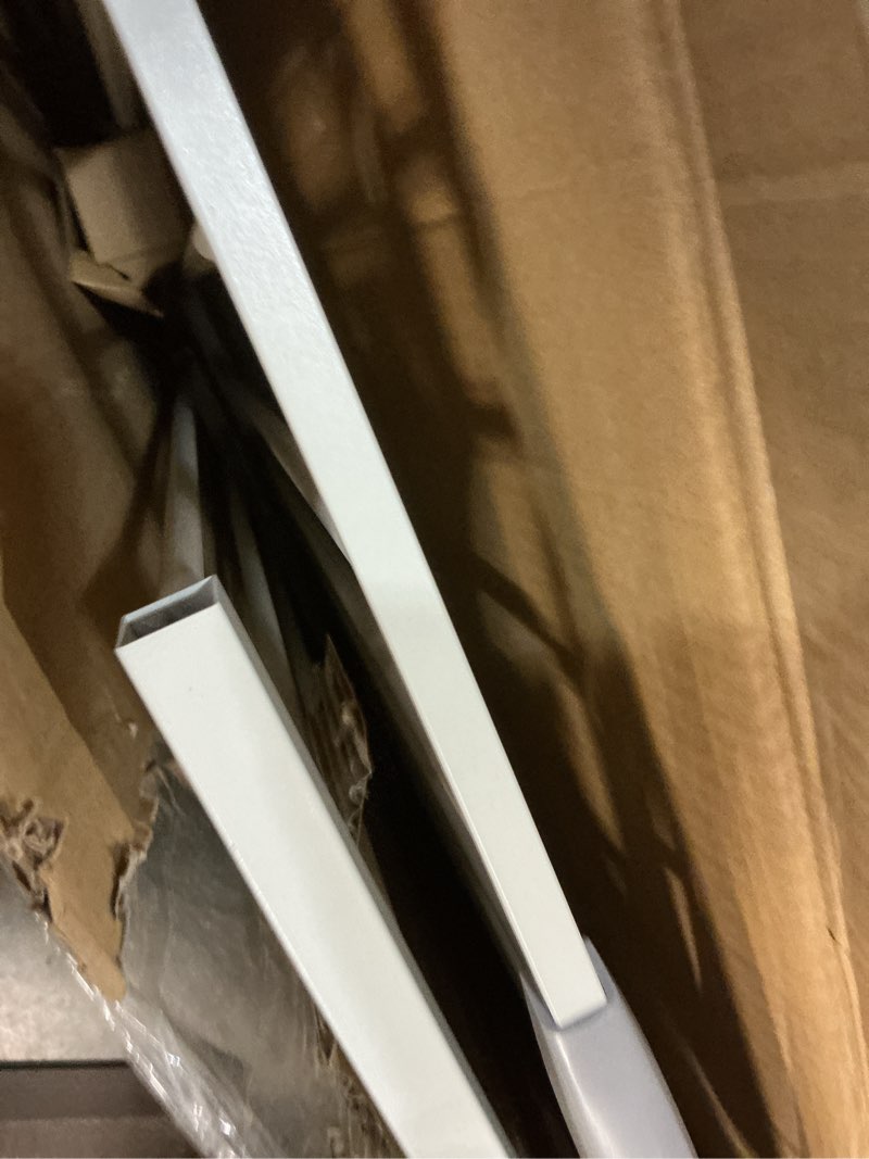 Condition photo showing Good Condition for Amazon Basics Adjustable Wide Walk Through Metal Pet Gate, 28.3 x 1 x 30 inches, White and Grey