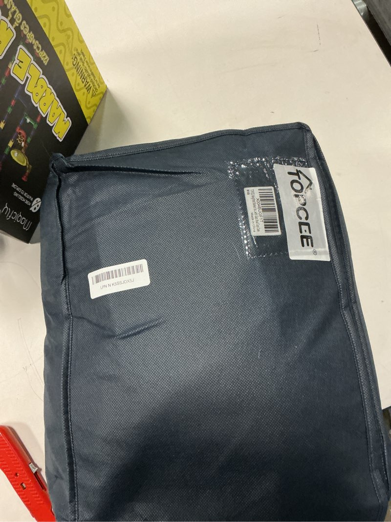 Condition photo showing New/Like New for Topcee Weighted Blanket for Adults (25 lbs, 60" x 80") Queen Size Soft Cooling Heavy Blanket Sleeping, Apply to 240-260 lbs Body, Thick Breathable Blanket with Glass Bead, Easy Care 00-dark Grey 60"×80"-25lbs