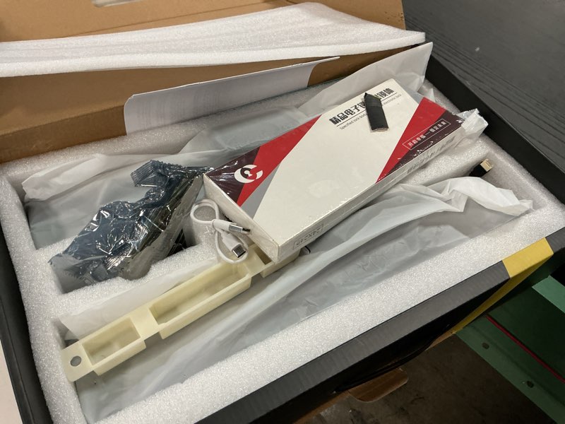 Condition photo showing As Is for 3D Face Recognition Door Lock with Lockbody, Video Smart Lock with Camera&Doorbell, Front Door Keyless Entry Lock, WiFi&Tuya APP Control/Fingerprint/IC Card/Password/Keys