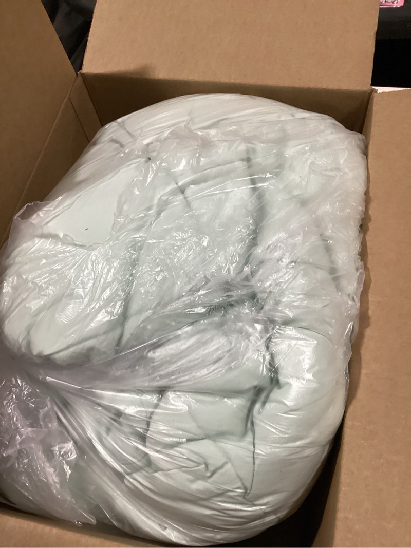 Condition photo showing New/Like New for Love's cabin Twin Comforter Set Aqua, 5 Pieces Twin Bed in a Bag, All Season Bedding Sets with 1 Comforter, 1 Flat Sheet, 1 Fitted Sheet, 1 Pillowcase and 1 Pillow Sham Twin Aqua