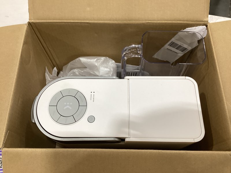 Condition photo showing As Is for keurig k-supreme single serve k-cup pod coffee maker, multistream technology, 4 brew sizes, 66oz dual-position removable reservoir, white white coffee maker