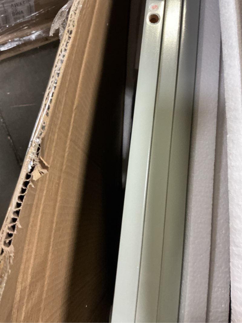 Condition photo showing New/Like New for dream on me synergy 5-in-1 convertible full-size baby crib with toddler, day & full bed conversion in cool grey, greenguard gold & bsa, 3 mattress heights, sustainable pinewood cool grey synergy