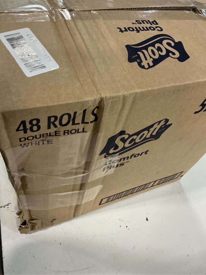 Condition photo showing Good Condition for scott comfortplus toilet paper, 48 double rolls, 231 sheets per roll, septic-safe, 1-ply toilet tissue double 231 sheets (pack of 48)