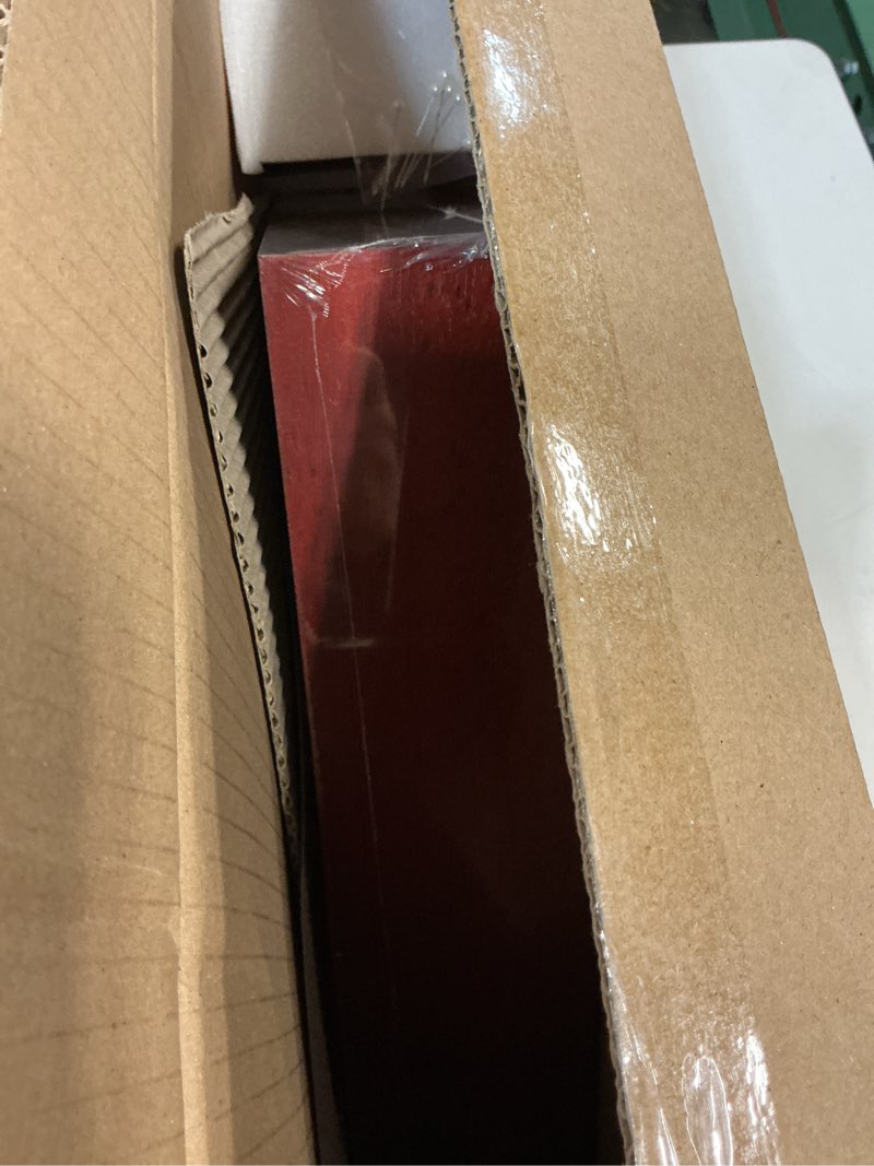 Condition photo showing New/Like New for flag case for american veteran burial flag solid wood military flag display case funeral flag flag shadow boxes to fit a folded 5'x9.5' american flag with polished plexiglass mahogany large