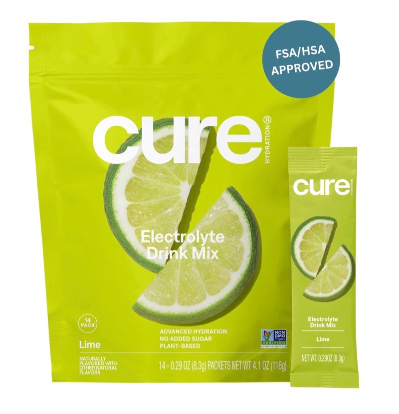 BB: 02/24/27 Cure Hydrating Electrolyte Mix - 4.1 oz