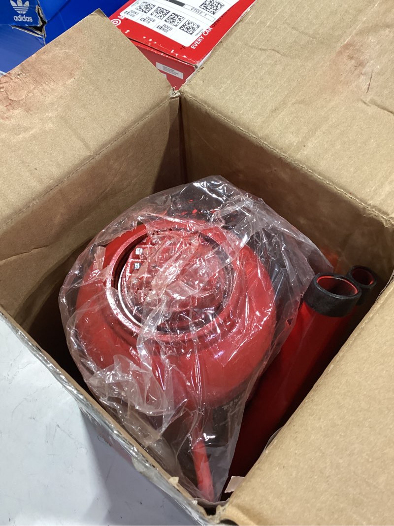 Condition photo showing Good Condition for Torin Hydraulic Bottle Jack with Color Box, 20 Ton (40,000 lb) Capacity 9.2-17.9 inch Lifting Range, Muti-Directional Welded Bottle Car Jack for Car, Truck, RV, Pickup Truck, Auto Repair