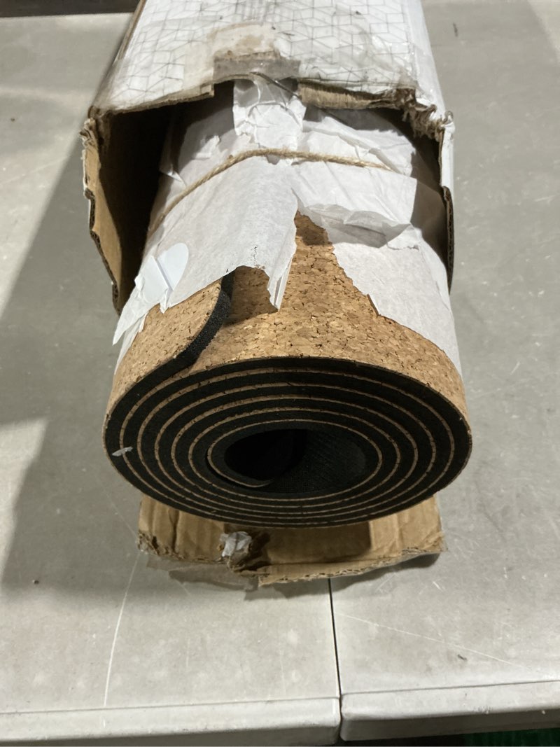 Condition photo showing Good Condition for luxury cork yoga mat - non slip, extra thick grip. thicker, longer, and wider for more comfort and support. tough enough for hot yoga. natural, non toxic, and eco friendly. optional alignment lines. extra thick 80" x 26" x 6.5mm classic