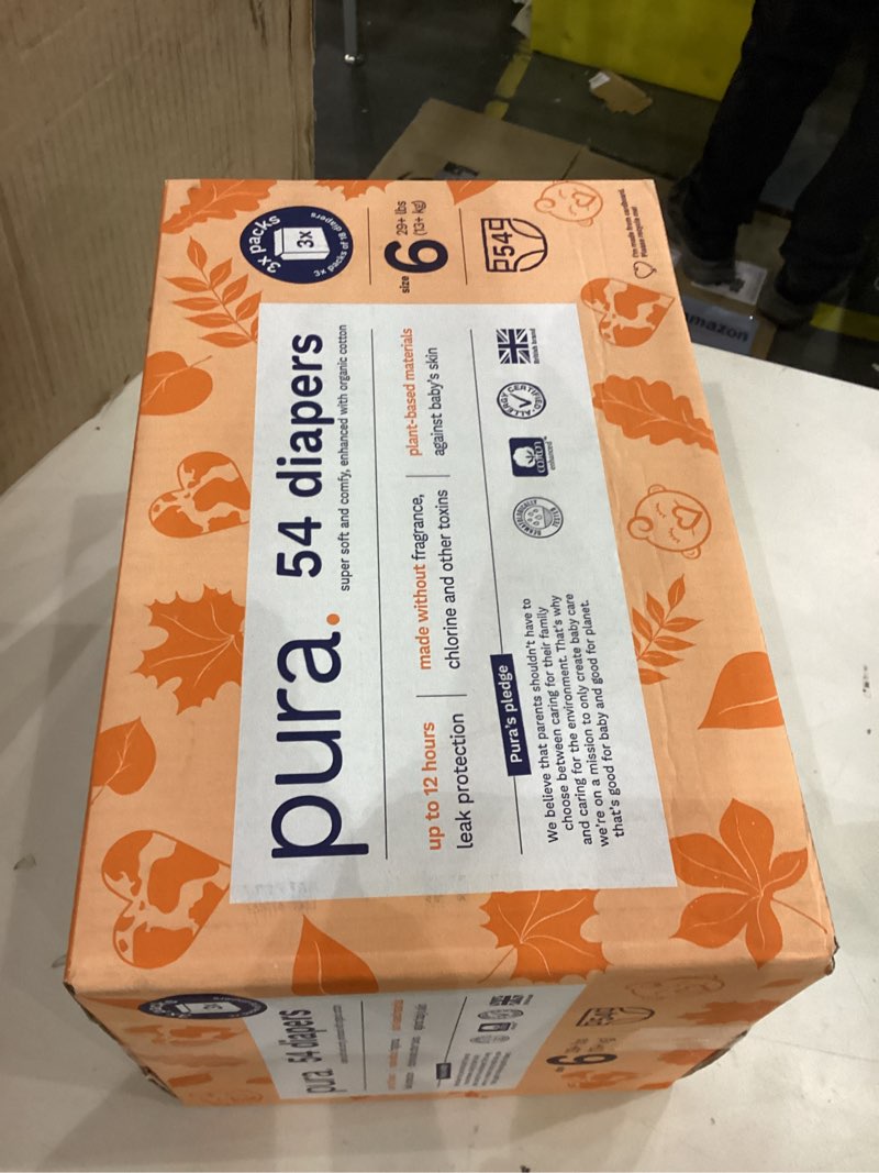 Pura 54 diapers size 6
