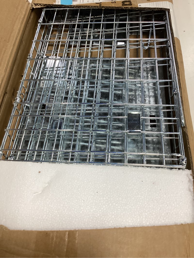 Condition photo showing Good Condition for humane way folding 32 inch live humane animal trap - safe traps for all animals - raccoons, cats, groundhogs, opossums - 32" l x 10.2" w x 12.2" h