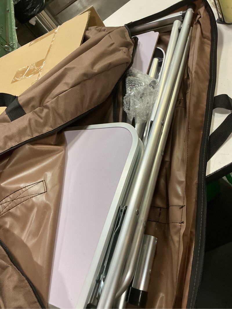 Condition photo showing Good Condition for campland aluminum height adjustable folding table camping outdoor lightweight for camping, beach, backyards, bbq, party and picnic (f)