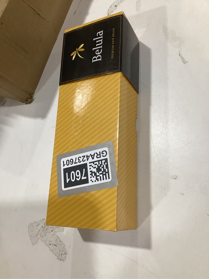 Condition photo showing Good Condition for Belula 100% Boar Bristle Hair Brush Set (Medium). Soft Natural Bristles for Thin and Fine Hair. Restore Shine And Texture. Wooden Comb, Travel Bag and Spa Headband Included! Medium (4 PIECE SET)