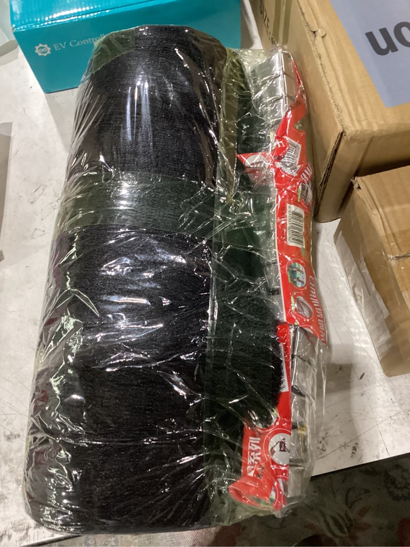 Condition photo showing New/Like New for 24 feet pool leaf net cover for above ground pools, winter cover mesh cover - heavy duty mesh safety cover for winter with 15 large metal clips - keeps leaves & debris out