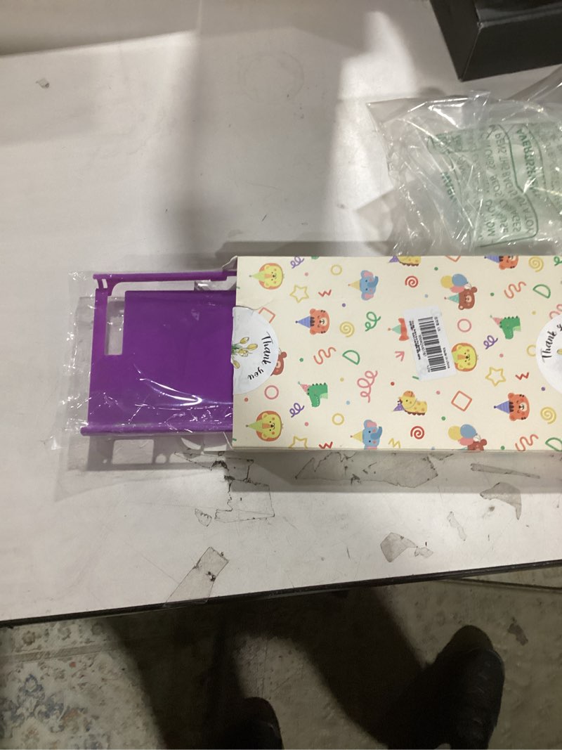 Condition photo showing As Is for dockable case for nintendo switch 2 - cute cool cartoon design soft tpu grip cover for joy-con purple eyes pc for switch 2 protective case 2025 for boys teens girls