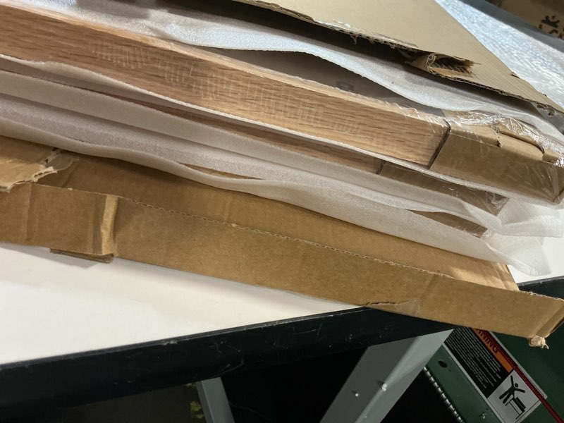 Condition photo showing New/Like New for 16x20 Oak Wood Frames -16"x20" Poster Frames for Wall, 16x20 Picture Frames for Wall, 16 x 20 Picture Frames, 16 x 20 Frames for Wall(3 Pack, Beige) Beige-3P 16x20