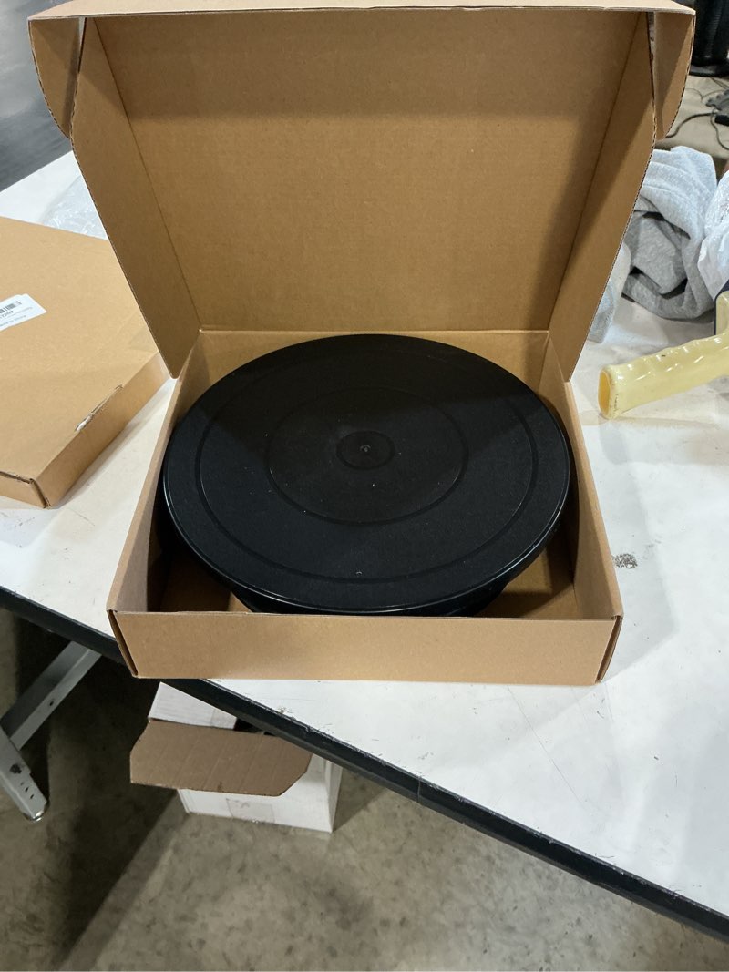 Condition photo showing New/Like New for 11 lnch cake turner?pottery wheel?spinning wheel | smooth rotation metal ball bearing turntable, ideal for cake decorating, art painting & pottery making,perfect holiday gift