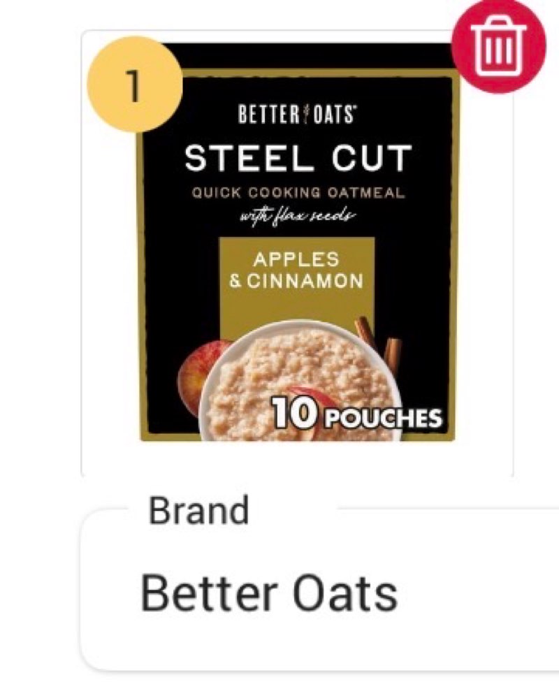 STEEL CUT INSTANT OATMEAL WITH FLAX SEEDS ( BB: Jan 10/26)