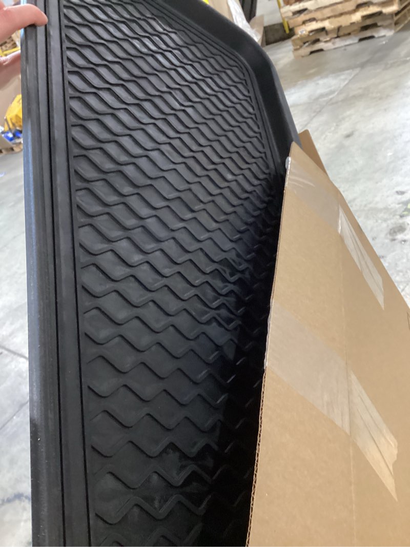 Condition photo showing Good Condition for Ottomanson Multipurpose All Season Boot Tray Mat, Reusable Pee Pad For Dogs, 15" x 30" Black 1'3" x 2'6" (Tray)