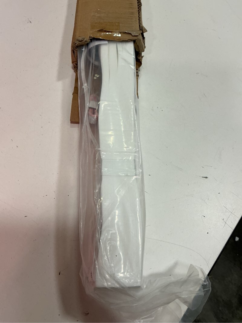 Condition photo showing Good Condition for myshade arch window shades half circle light filtering cellular shades cordless no drill blinds for windows half moon honeycomb fabric no tools shades easy install (1pcs white 72" w x 36" h) white-light filtering 72"w * 36"h - 1 pcs