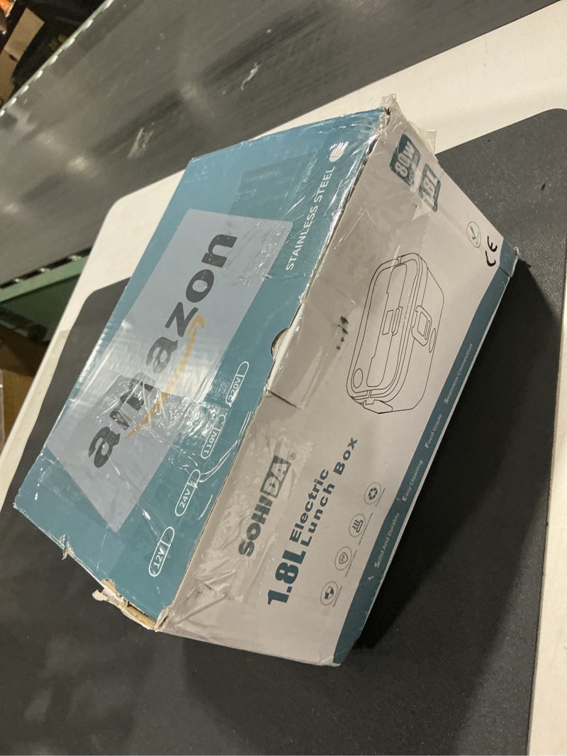 Condition photo showing Good Condition for SOHIDA 1.8L+0.5L Heated Lunch Box for Men, 80W Electric Lunch Box with Long-handled Utensils for Adu