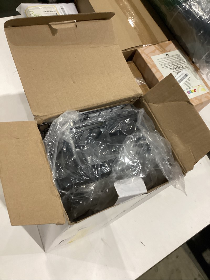 Condition photo showing As Is for EUDELE Adhesive Shower Caddy, 5 Pack Rustproof Stainless Steel Bath Organizers With Large Capacity, No Drilling Shelves for Bathroom Storage & Home Decor Black XL size